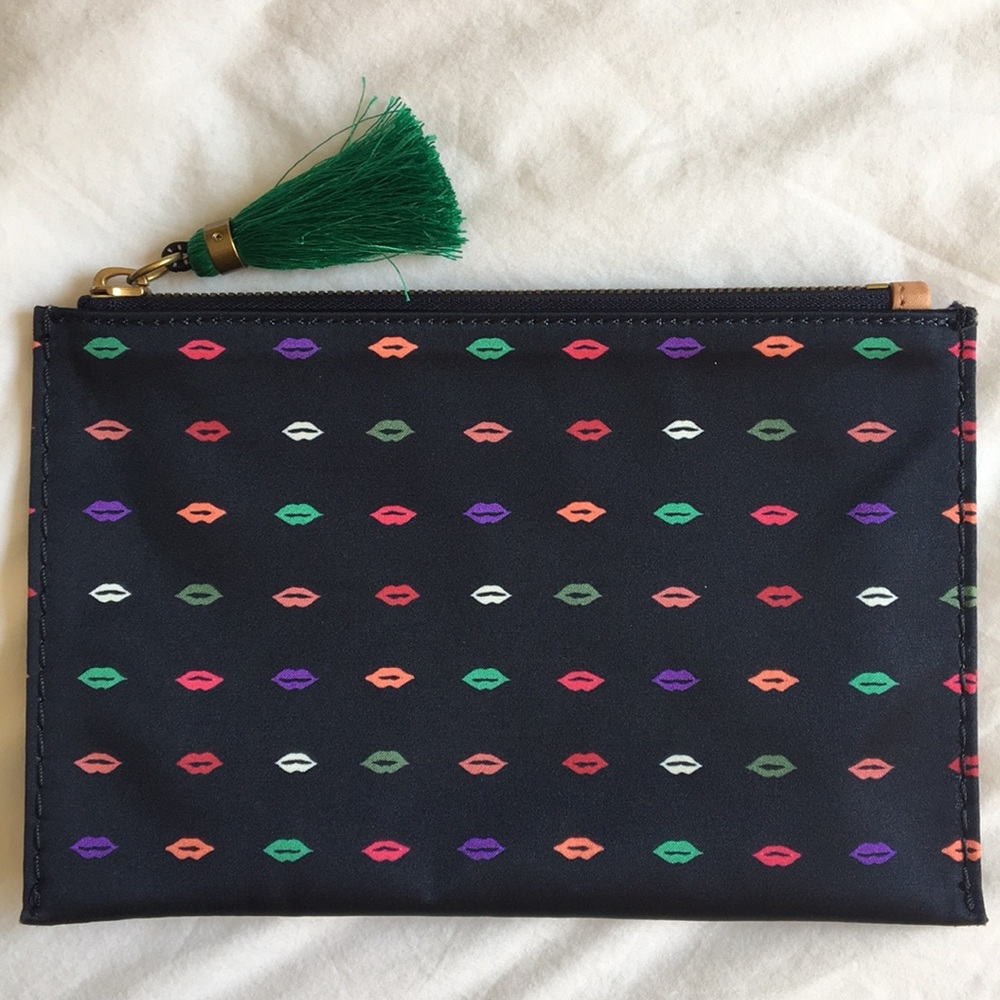 J. Crew Lips Clutch Bag Medium Tall